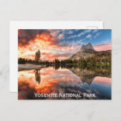 ヨセミテ国立公園カリフォルニア旅行写真 ポストカード (正面/裏面)