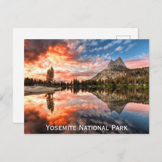 ヨセミテ国立公園カリフォルニア旅行写真 ポストカード (正面/裏面)
