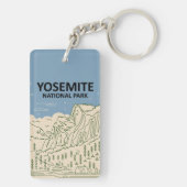 ヨセミテ国立公園カリフォルニア キーホルダー (裏面)