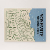 ヨセミテ国立公園カリフォルニア ジグソーパズル (横)