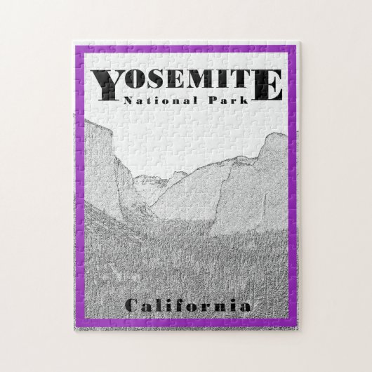 ヨセミテ国立公園カリフォルニア – 11x14 - 252pc ジグソーパズル (縦)