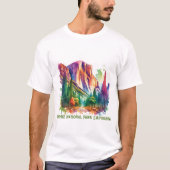 ヨセミテ国立公園カリフォルニア Tシャツ (正面)