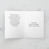 ヨセミテ国立公園ジョンハッピーバースデー カード (内部)