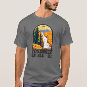 ヨセミテ国立公園チルヌアルナ滝カリフォルニア Tシャツ