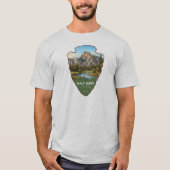 ヨセミテ国立公園ハーフドームの矢じり Tシャツ (正面)