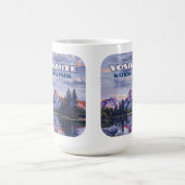 ヨセミテ国立公園ハーフドームカリフォルニアサンセット コーヒーマグカップ (中央)