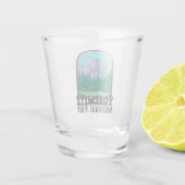 ヨセミテ国立公園ハーフドームカリフォルニア ショットグラス (裏面)