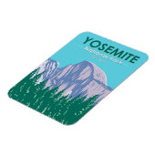 ヨセミテ国立公園ハーフドームカリフォルニア マグネット (左側)