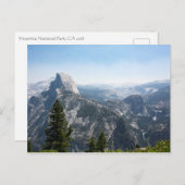 ヨセミテ国立公園ハーフドーム2018 ポストカード (正面/裏面)