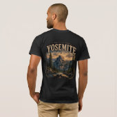 ヨセミテ国立公園ビンテージ マウンテングラフィックT- Tシャツ (裏面フル)