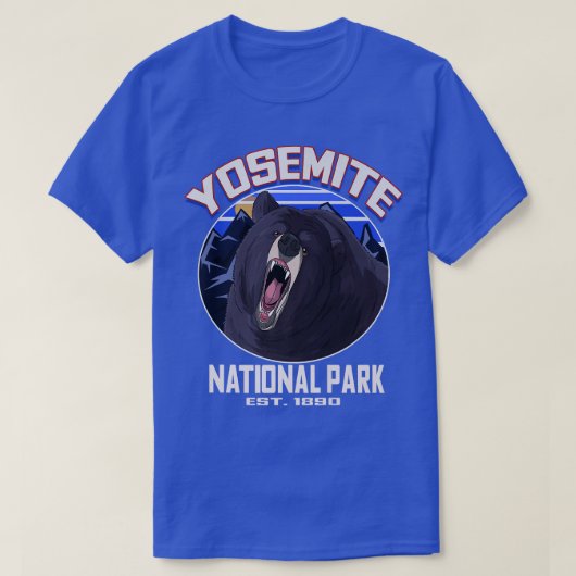 ヨセミテ国立公園ベアプレミアム Tシャツ (デザイン正面)