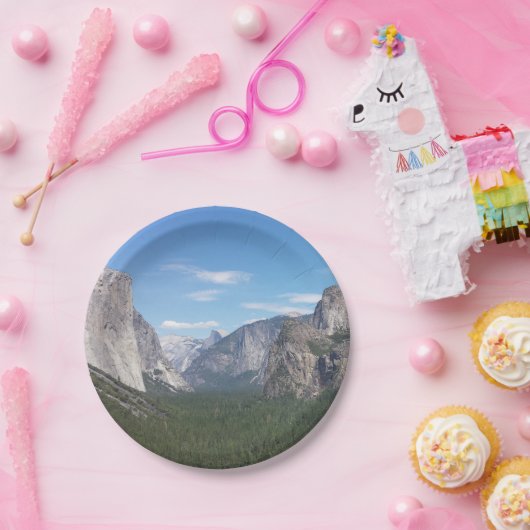 ヨセミテ国立公園マウンテンバレーシーニック ペーパープレート (パーティー)