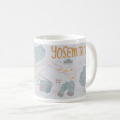 ヨセミテ国立公園マグinグレー コーヒーマグカップ (正面右)