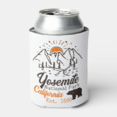 ヨセミテ国立公園ミニマリストサンセットマウンテン 缶クーラー (缶正面)