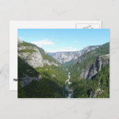 ヨセミテ国立公園ヨセミテ渓谷 ポストカード (正面/裏面)