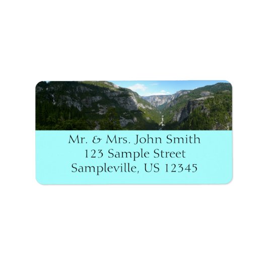 ヨセミテ国立公園ヨセミテ渓谷 ラベル (正面)