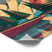 ヨセミテ国立公園ヴィンテージ ポスター (角)