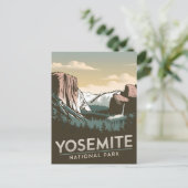 ヨセミテ国立公園ヴィンテージ ポストカード (スタンド正面)