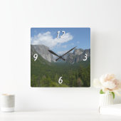 ヨセミテ国立公園内の霊感点 スクエア壁時計 (ホーム)