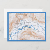 ヨセミテ国立公園地図ポストカード ポストカード (正面/裏面)