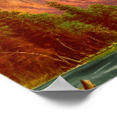 ヨセミテ国立公園結婚のヴィンテージ歓迎 ポスター (角)