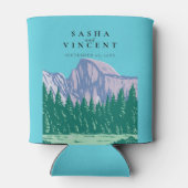 ヨセミテ国立公園結婚レトロ 缶クーラー (裏面)