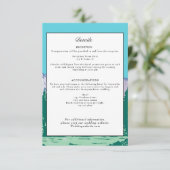 ヨセミテ国立公園結婚詳細レトロ 招待状 (スタンド正面)