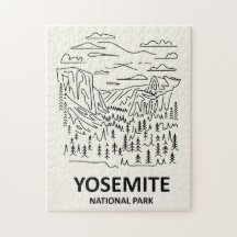 ヨセミテ国立公園線画