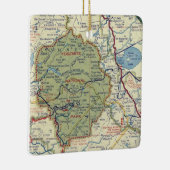 ヨセミテ国立公園50の地図 セラミックオーナメント (右)