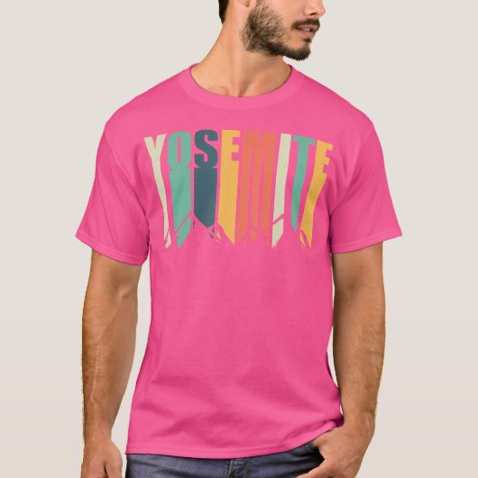 ヨセミテ国立公園 – カリフォルニア土産キャンプ Tシャツ (正面)