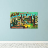 ヨセミテ国立公園，カリフォルニア州 – ラージレット キャンバスプリント (インサイチュ (ウッドフロア))