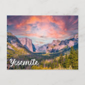 ヨセミテ国立公園，カリフォルニア州，統一された州 ポストカード (正面)