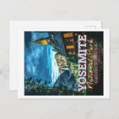 ヨセミテ国立公園 – カリフォルニア統一された州 ポストカード (正面/裏面)