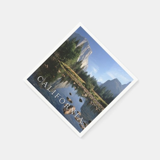 ヨセミテ国立公園 |カリフォルニア スタンダードカクテルナプキン (角)