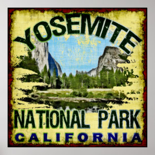 ヨセミテ国立公園、カリフォルニア ポスター