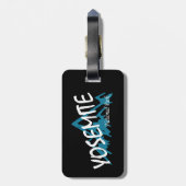 ヨセミテ国立公園 カリフォルニア 山脈 ラゲッジタグ (裏面縦)