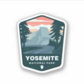 ヨセミテ国立公園 |ダイカットのシール シール (正面)