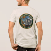 ヨセミテ国立公園 - ハーフドーム トライブレンドTシャツ (裏面)