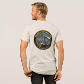 ヨセミテ国立公園 - ハーフドーム トライブレンドTシャツ (フル背面)