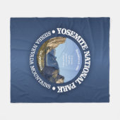 ヨセミテ国立公園 フリースブランケット (正面(横))