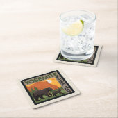 ヨセミテ国立公園 |ベアファミリー スクエアペーパーコースター (インサイチュ)