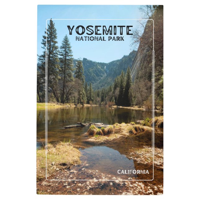 ヨセミテ国立公園 メタルプリント (正面)