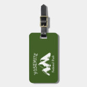 ヨセミテ国立公園 ラゲッジタグ (正面縦)