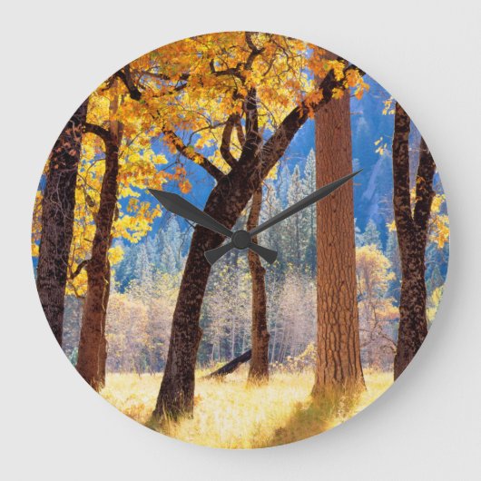 ヨセミテ国立公園 ラージ壁時計 (正面)