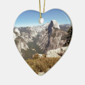 ヨセミテ国立公園、半分のドーム山、米国 セラミックオーナメント (左)