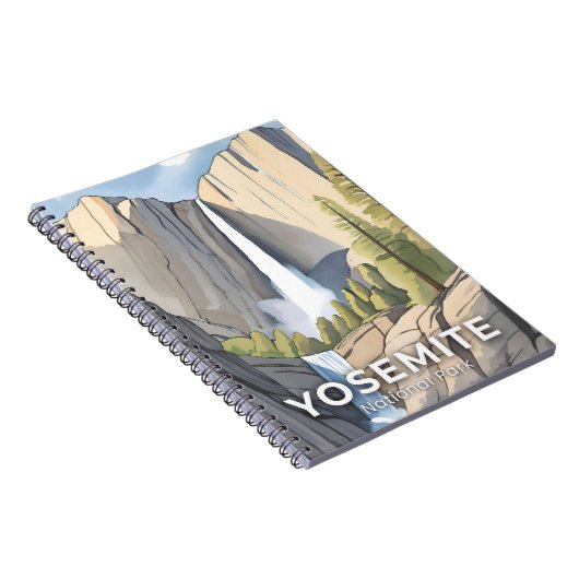 ヨセミテ国立公園 | 水彩旅行 ノートブック (右側)