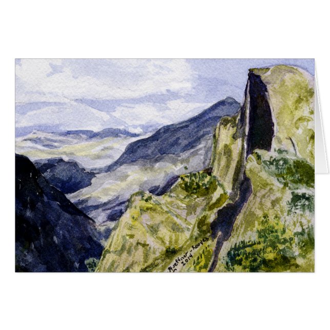 ヨセミテ国立公園、氷河ポイントは#1を見落とします (正面横)