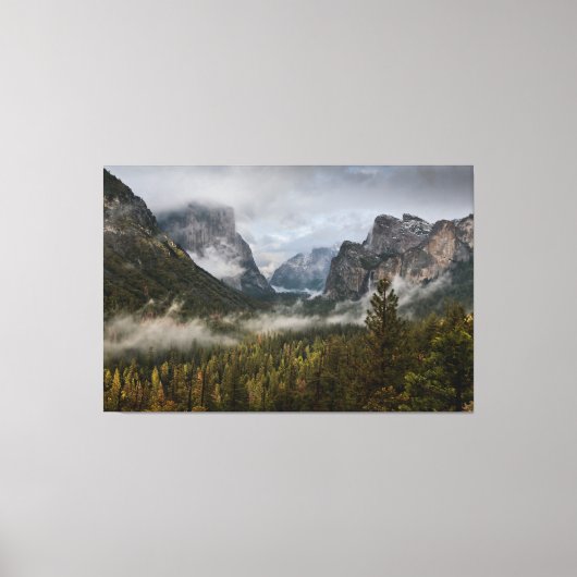 ヨセミテ国立公園 (60" x 40") キャンバスプリント (正面)