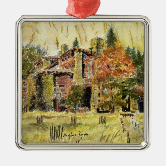 ヨセミテ国立公園: Ahwahneeのホテル メタルオーナメント (正面)