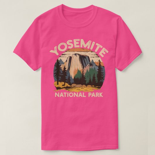 ヨセミテ国立公園 Tシャツ (デザイン正面)